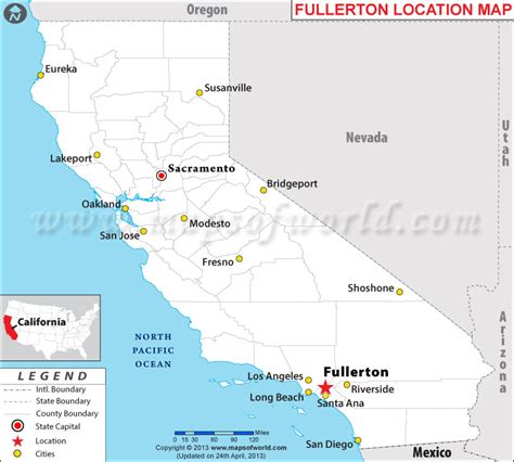 Driving Distance from LAX to Fullerton, CA .